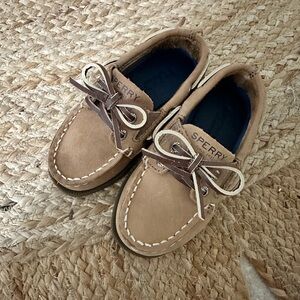 Sperry Kids Brown Moccasins